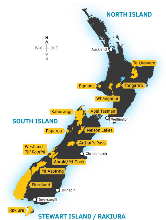 National Parks in New Zealand